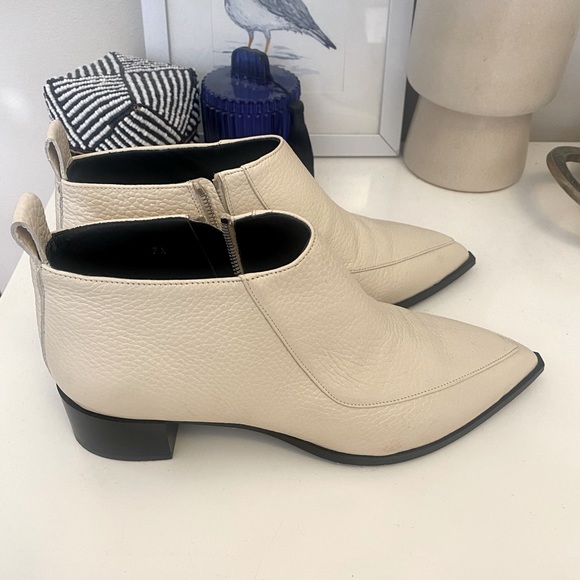 everlane boss bootie in white - Picture 2 of 7
